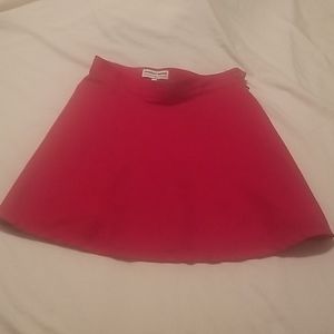 American Apparel red skirt